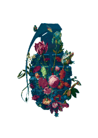 war sticker by Electric Fields Festival