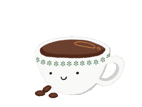 Happy Coffee Sticker