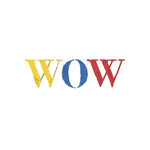 Text Wow Sticker by PZL