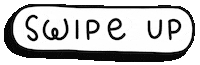Swipe Up Black And White Sticker