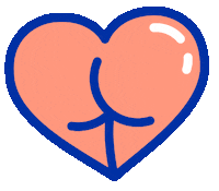 Heart Love Sticker by Cheeky Charity
