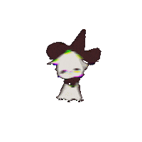 SenElric cat halloween glitch scary Sticker