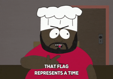 flag refreshing GIF by South Park 