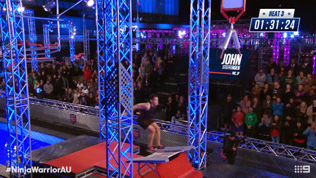 NinjaWarriorAU giphyupload GIF