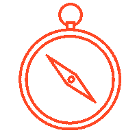 Compass Sticker by Gustavia Shop