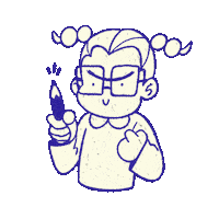 Drawing Working Sticker