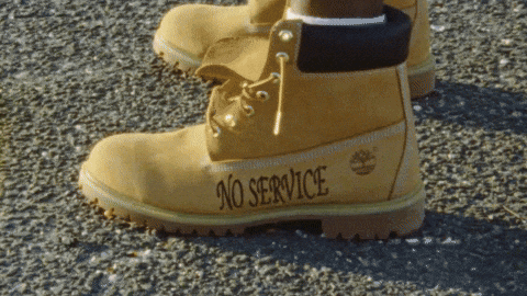 No Service There He Go GIF by broke