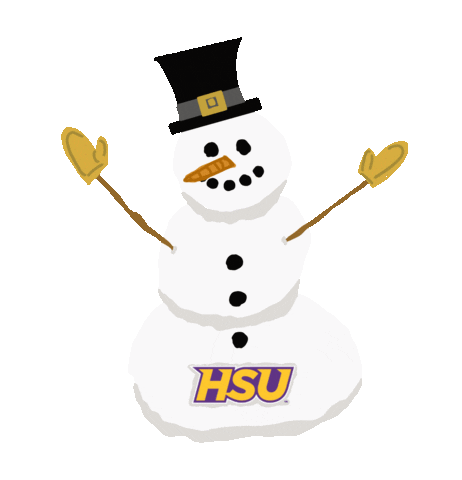 Snowman Hsu Sticker by Hardin-Simmons University