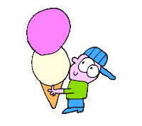 Happy Ice Cream Sticker
