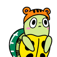 Sad Turtle Sticker