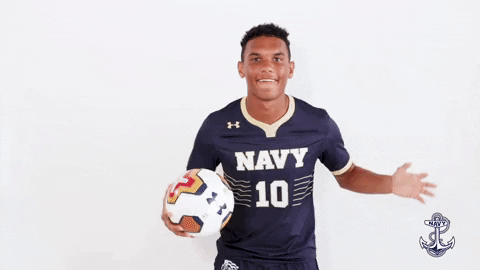 Navy Soccer GIF by Navy Athletics