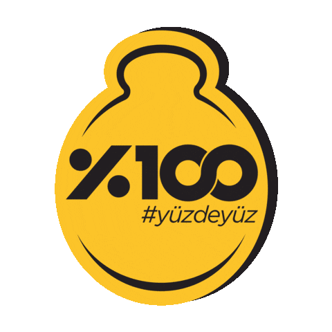 Yüzdeyüz Sticker by Gerekeni Yap!