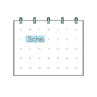 rcantiller busy calendar schedule scheduling Sticker