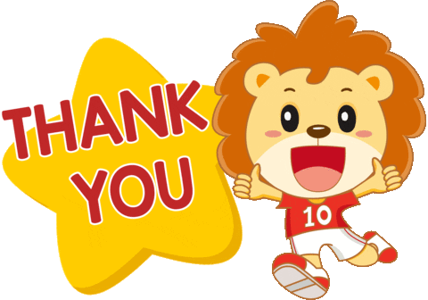 Happy Lion Thank You Sticker by High10