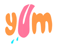 Food Tongue Sticker