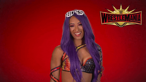 sasha banks hello GIF by WWE