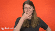 Shaking Head No GIF by Podcastdotco