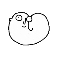 Confused Illustration Sticker