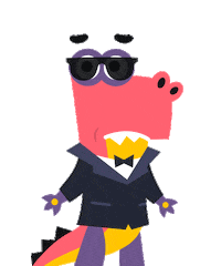 Dino Grisha Sticker by UCHI