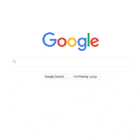 Digital art gif. Inside the text box of a screengrab of the Google search homepage, text reads, "Nuclear weapons." The suggested searches that come up are: "Threaten humanity's future," "Are indiscriminate and immoral," and "Are what Putin used to threaten anyone who interferes with his invasion."