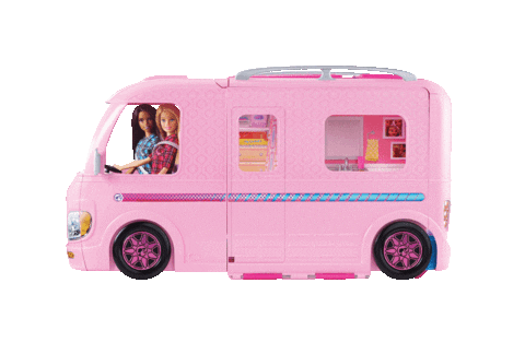 sticker camping by Barbie