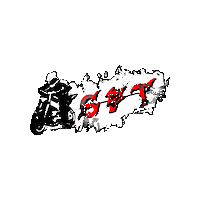 stuntfreaksteam logo stunt burnout wheelie Sticker