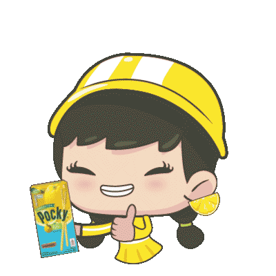 pockyid giphyupload yuzu pocky pockyyuzu Sticker