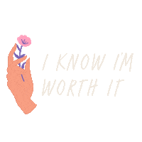Im Worth It Love Yourself Sticker by Love, Bonito