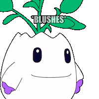 Cutie Blushing Sticker by Magic Eden