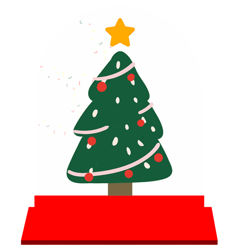 Christmas Tree Sticker by UAU!