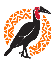 Mabulagroundhornbill animals bird jewelry africa Sticker