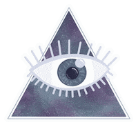 penpalpg magic eyes world eye Sticker