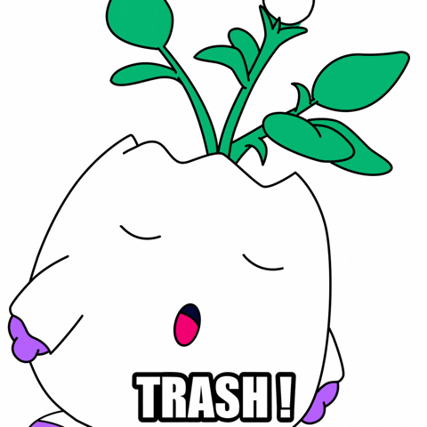 Unimpressed Trash GIF by Magic Eden