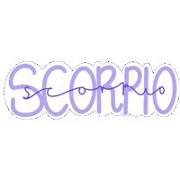 bym3ghandesigns zodiac scorpio star sign star signs Sticker