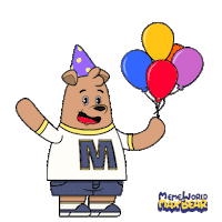 Happy Birthday Love Sticker by Meme World of Max Bear