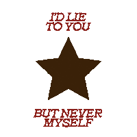 Lying The Answer Sticker by Leanna Firestone