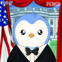 Presidents Day Trump GIF by Pudgy Penguins