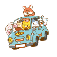 Car Drive GIF by Dreamiez