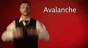 sign language avalanche GIF by Sign with Robert