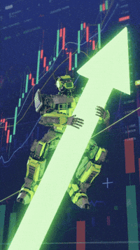 To The Moon Crypto GIF by IDX Solana