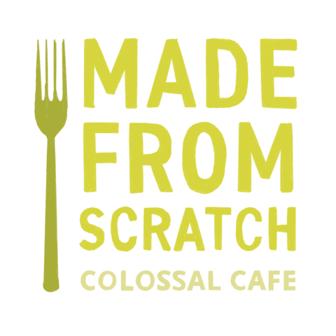 colossalcafe breakfast restaurant lunch small business Sticker