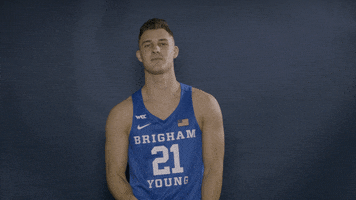 Byu Basketball Gocougs GIF by BYU Cougars