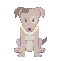 Puppy Margarita Sticker by Jaro Joyería Experimental