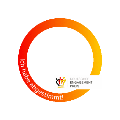 Deutscher_Engagementpreis giphygifmaker ehrenamt freiwillig engagementpreis Sticker