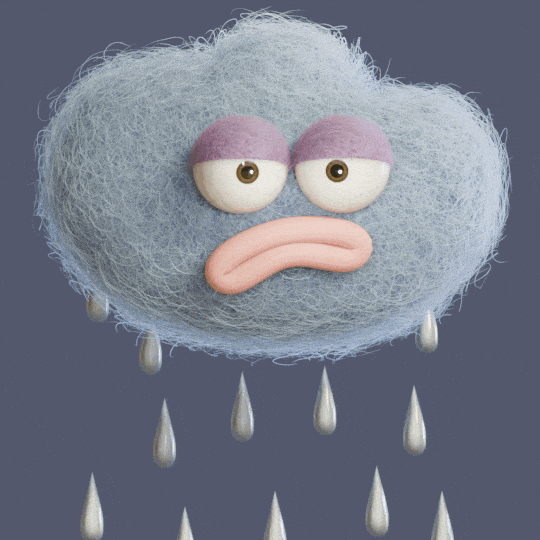 Raining Rainy Day GIF by mattbag3d