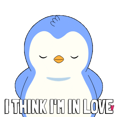 In Love Penguin Sticker by Pudgy Penguins