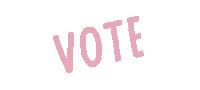 Vote Early Election 2020 Sticker by Mike Perry Studio