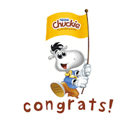 nestlechuckie congrats congratulations back to school chuckie Sticker