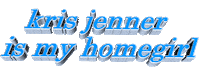 kris jenner is my homegirl Sticker by AnimatedText