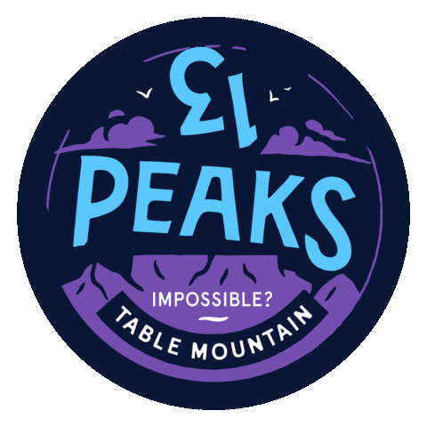 13_Peaks running 13 southafrica trailrunning Sticker